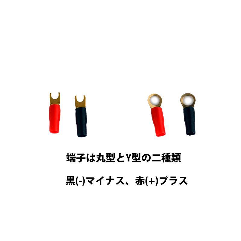 アーシング ターミナル ８〜１０Ｇ用 丸型端子 （−） マイナス用 黒 810GOB | アークヒル | 02