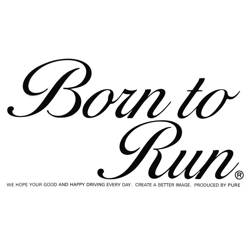 東洋マーク　その他シリーズ　ステッカー　Born_to_Run　中　黒　転写　AP-157 | TOYO TIRES
