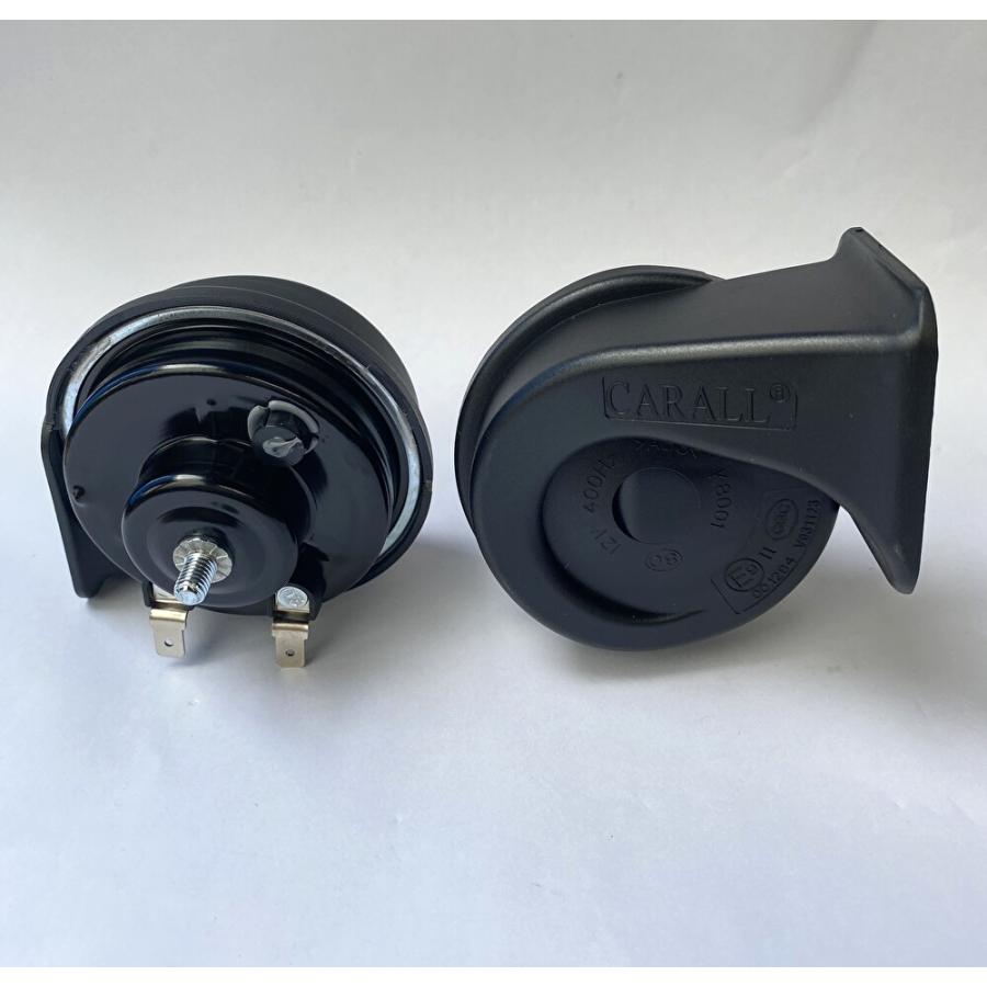 響音 コンパクトユーロホーン 車検対応/二輪車OK！ブラック ARC-104 ホーン 車 | アークヒル | 04