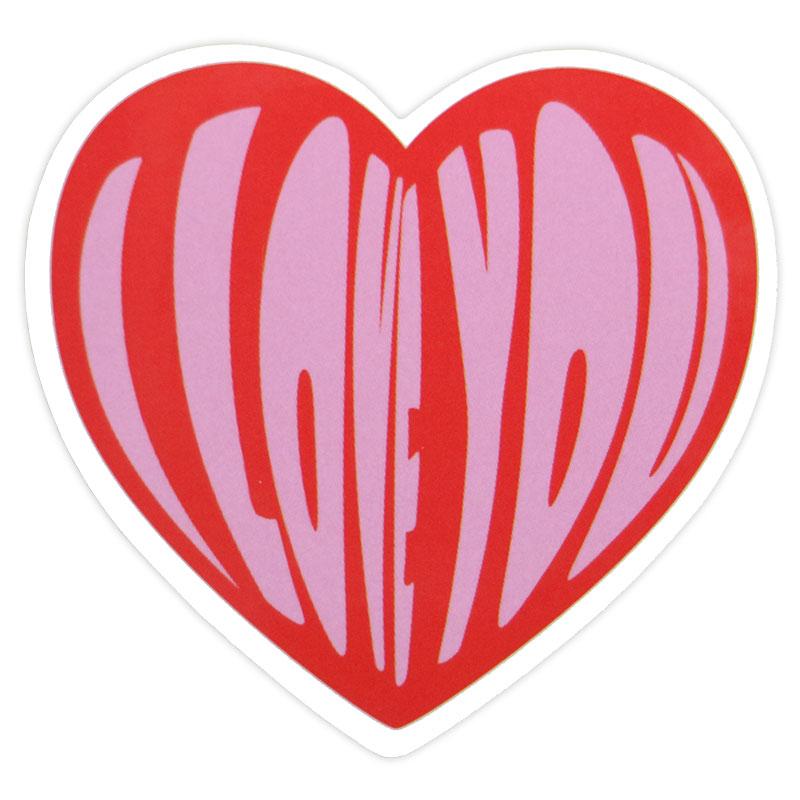TOYO TIRES（トーヨータイヤ） 東洋マーク その他シリーズ ステッカー I_LOVE_YOU ハート R-781 : オートパーツ ...