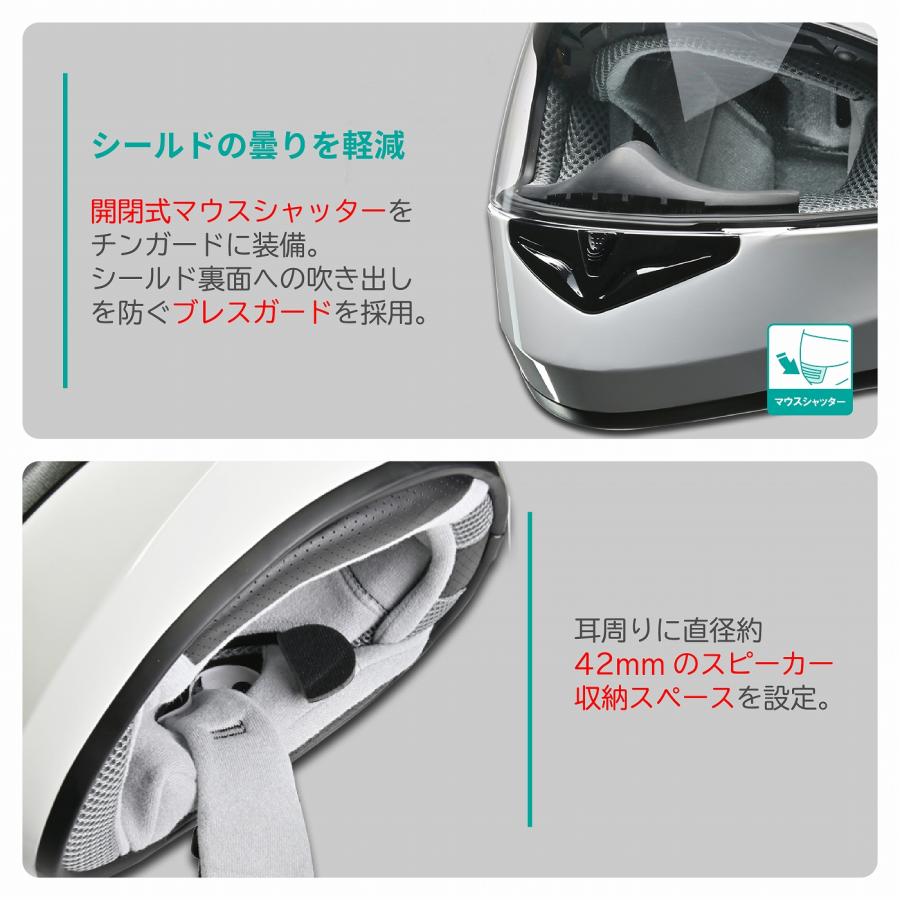 みみ リード工業 【Mサイズ】リード工業 ヘルメット STRAX フルフェイス