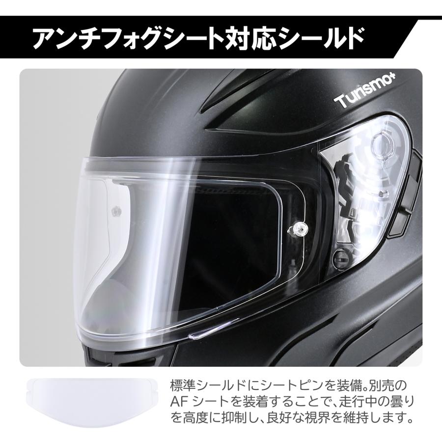 リード工業 【ブラックメタリックx3サイズ】フルフェイスヘルメット
