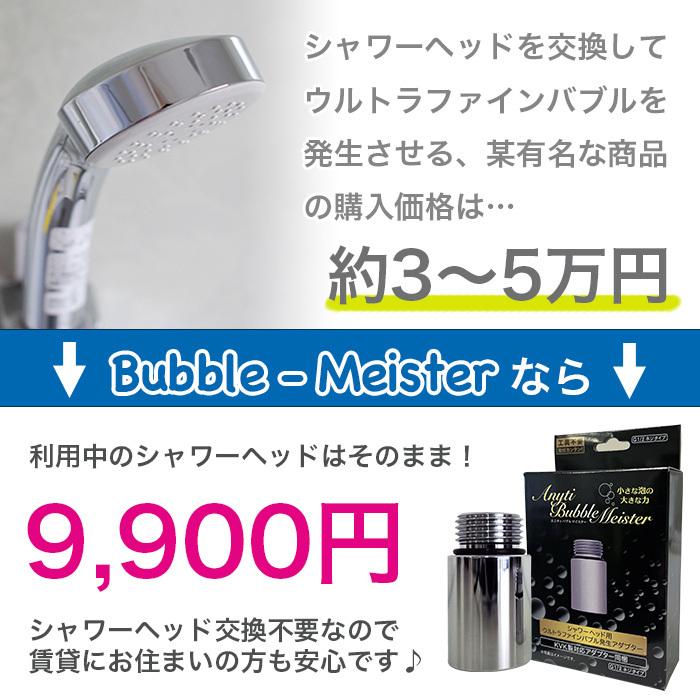 バブルマイスター シャワー用 マイクロバブル シャワー 富士計器 ウルトラファインバブル ファインバブル カートリッジ マイクロナノバブル シャワーヘッド｜apudeshop｜13