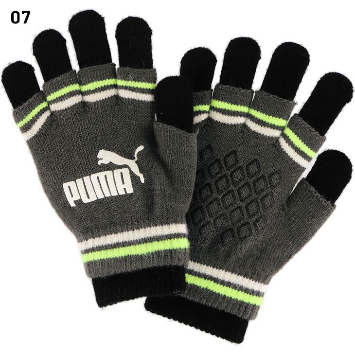 PUMA（プーマ） ニット手袋 ツーレイヤード マジックグローブ 滑り止め
