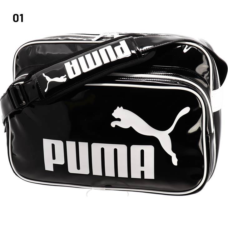 PUMA プーマ エナメルバッグ 23L ショルダーバッグ かばん