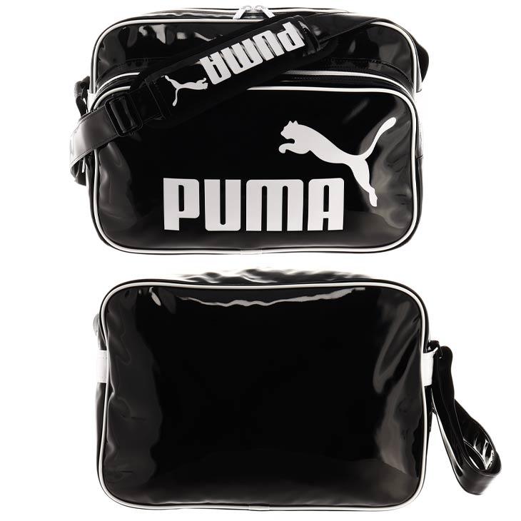 PUMA プーマ エナメルバッグ 23L ショルダーバッグ かばん