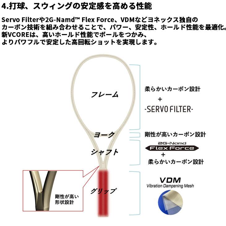 YONEX（ヨネックス） 硬式テニス テニスラケット YONEX Vコア 100L