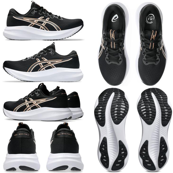 アシックス ランニングシューズ メンズ 2E相当 asics ゲルエキサイト11 GEL-EXCITE 11 25.5−28.5cm ローカット ジョギング 男性 ランシュー /1011C080 | ASICS | 09