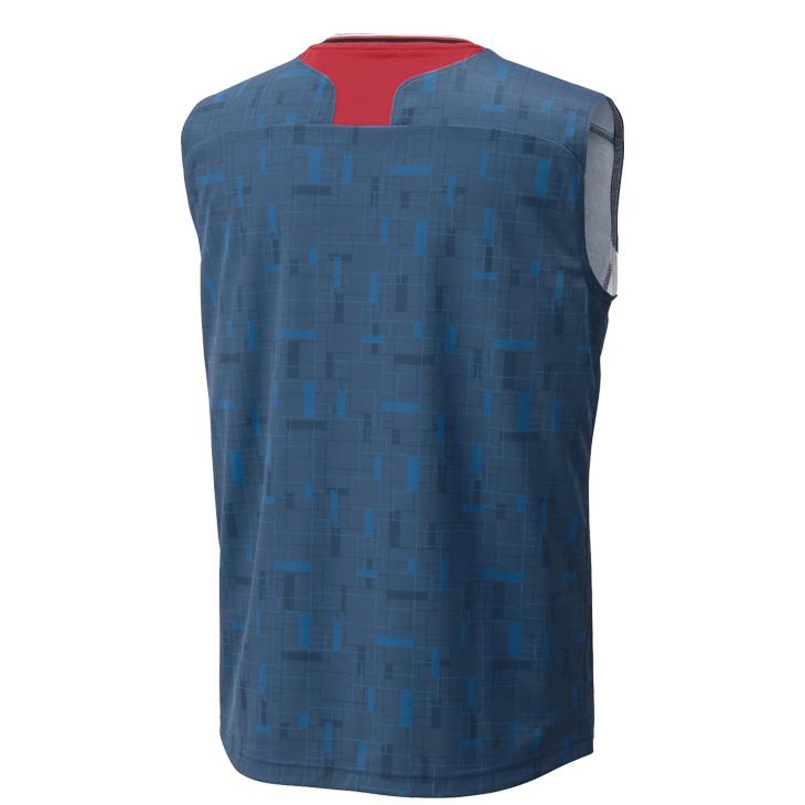 YONEX ノースリーブシャツ 青 新品 YONEX（ヨネックス） メンズ ゲームシャツ（ノースリーブ）YONEX