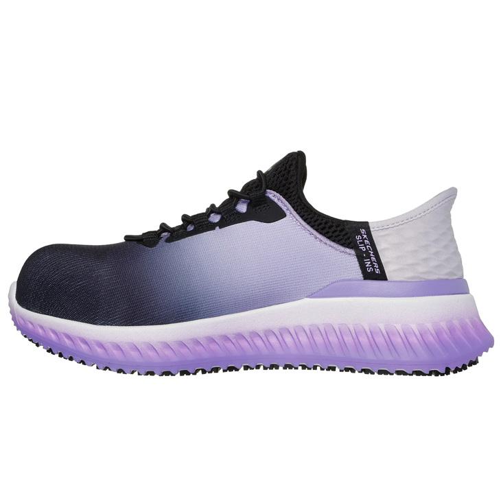スケッチャーズ スリップインズ レディース ワークシューズ 女性用 安全靴 先芯入り SKECHERS WORK SHOES TILIDO ハンズフリー 防滑・感電防止加工/108152の画像