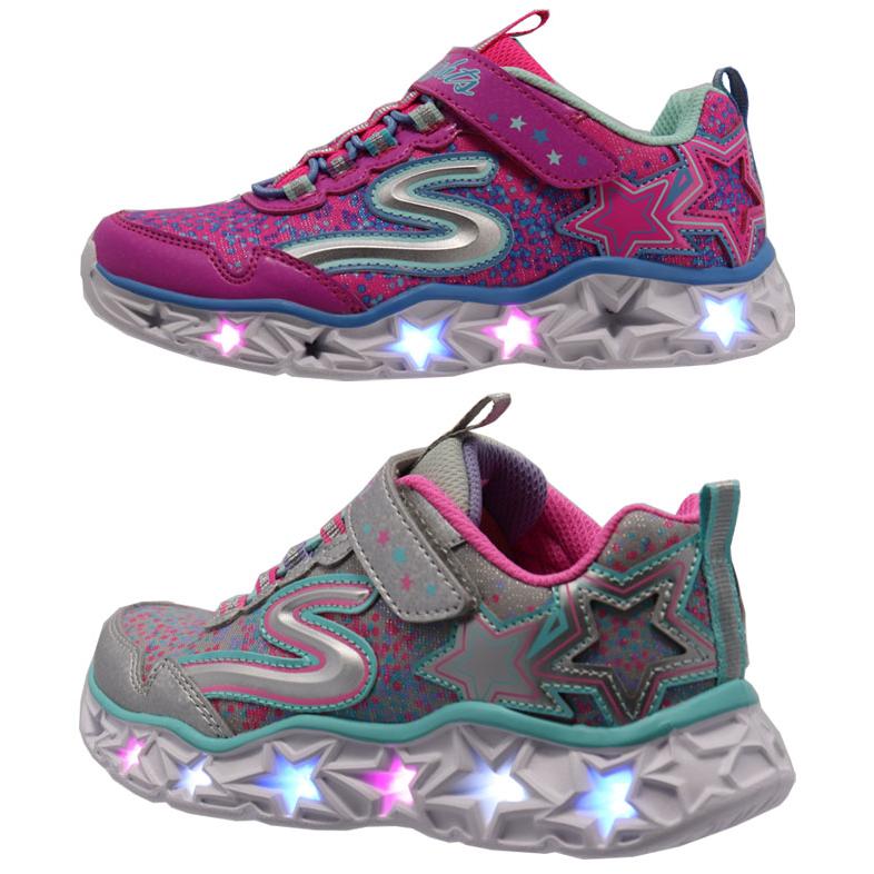SKECHERS（スケッチャーズ） キッズシューズ 光る靴 女の子 16.5-23.5