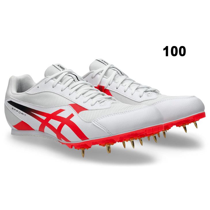 美品　1回のみ使用　アシックス陸上競技　スパイク　EFFORT 14 ASICS（アシックス） 陸上競技 スパイクシューズ 21-28cm 2E相当