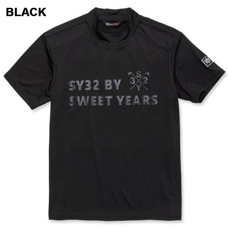 SY32 BY SWEET YEARS GOLF 半袖シャツ モックネック SY32 by SWEET YEARS BY GOLF ゴルフウェア メンズ 半袖シャツ