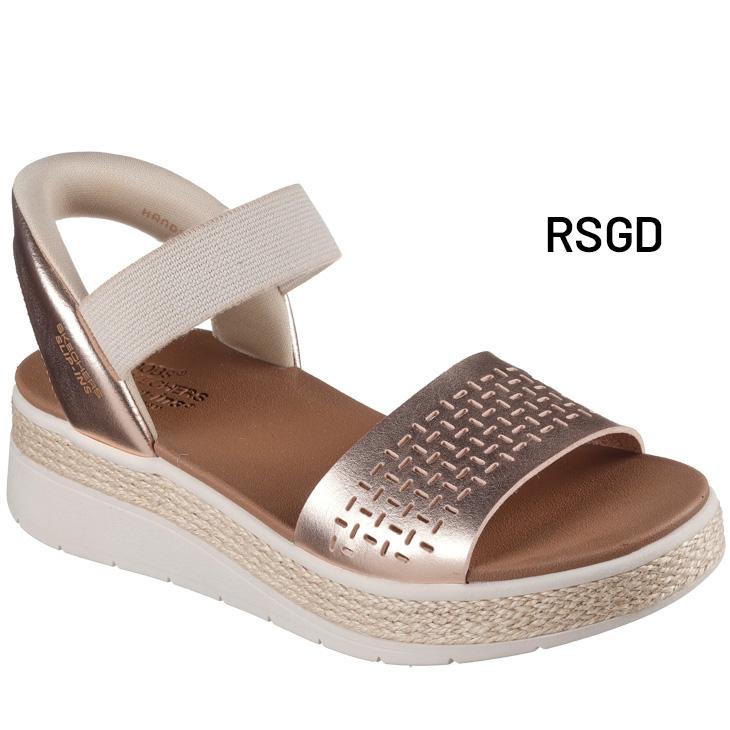 【未使用】スケッチャーズ SKECHERSスリップインサンダル23.0cm 茶 SKECHERS（スケッチャーズ） スリップインズ サンダル レディース