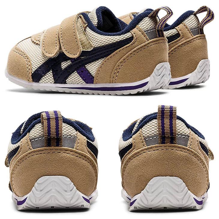 アシックス スクスク キッズ ベビーシューズ スニーカー asics SUKUSUKU アイダホ BABY 4 13-15.5cm 子供靴 ベルトタイプ 子ども 赤ちゃん 幼児 園児 /1144A235｜apworld｜09