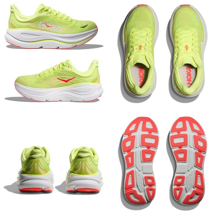 ホカ レディース ランニングシューズ HOKA ボンダイ9 BONDI 9 レギュラー幅 ローカット ロードランニング ジョギングシューズ 女性用 ランシュー /1162012 | BONDI | 12