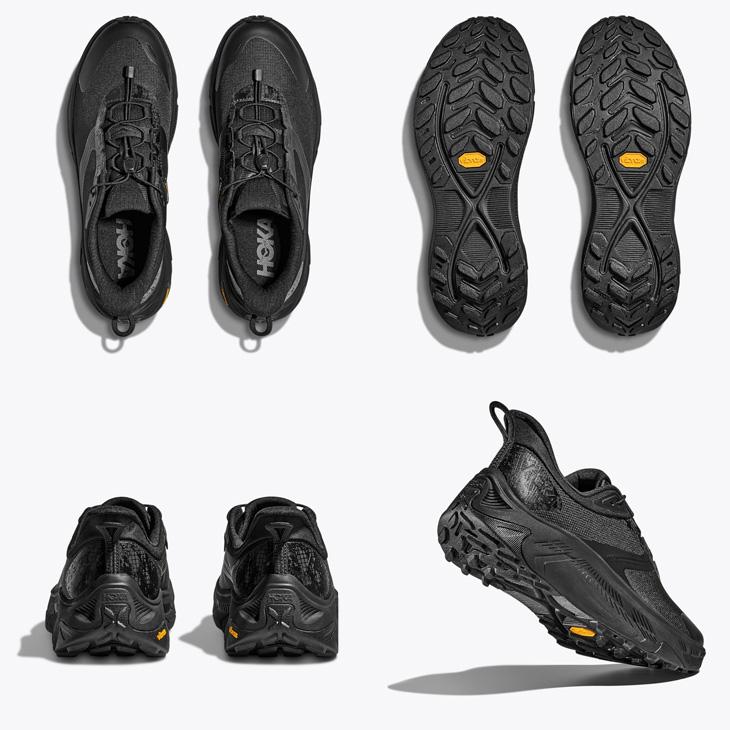 ホカ レディース スニーカー ウォーキングシューズ HOKA トランスポート2 レギュラー幅 コーデュラ はっ水 クッション性 ハイキングシューズ 山歩き /1171850の画像
