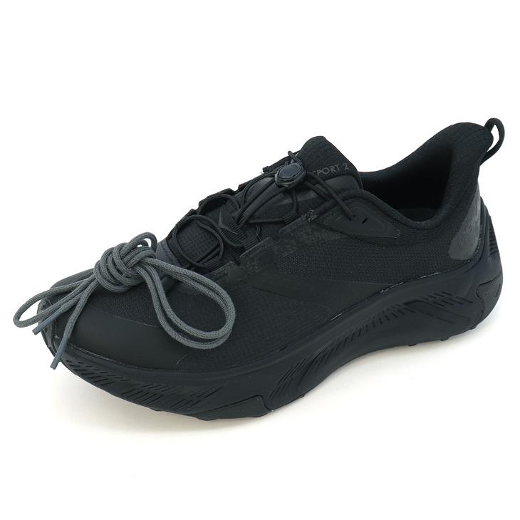 ホカ メンズ スニーカー ウォーキングシューズ HOKA トランスポート2 レギュラー幅 コーデュラ はっ水 クッション性 ハイキングシューズ 山歩き /1171851の画像
