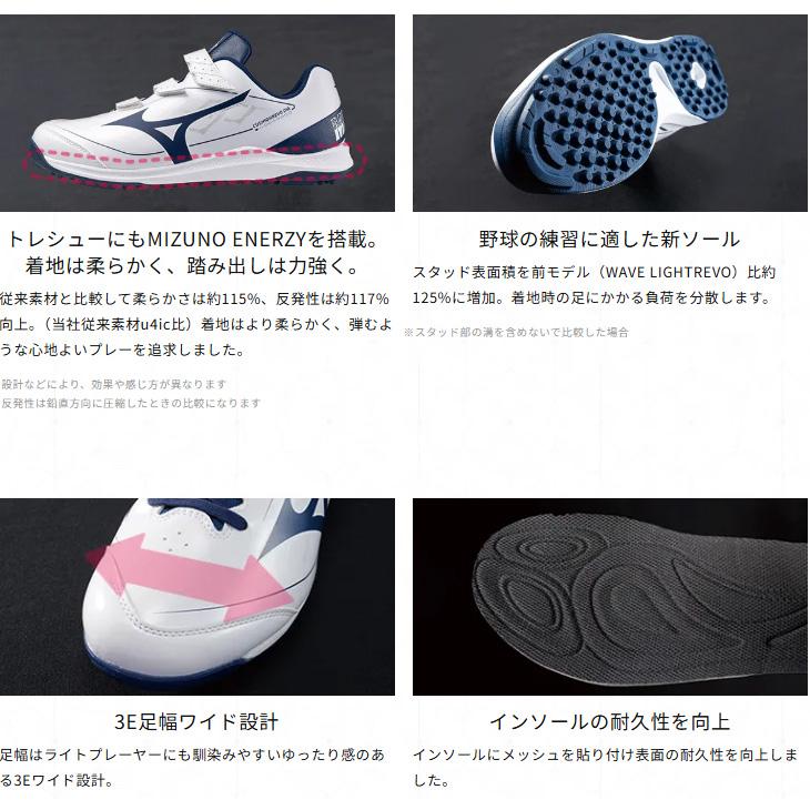 MIZUNO（ミズノ） 野球 トレーニングシューズ メンズ 3E相当 ベルト