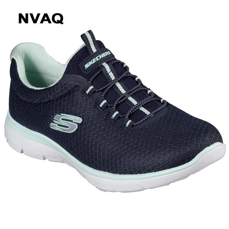 スケッチャーズ スニーカー レディース SKECHERS SUMMITS スリッポンスニーカー ゴムひも スリップオン 履きやすい 女性 婦人靴 ウォーキング /12980 | SKECHERS | 02