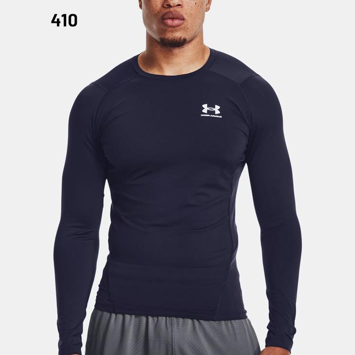 コンプレッション インナーシャツ 長袖 メンズ アンダーアーマー UNDER ARMOUR ヒートギア/スポーツウェア トレーニング ジム /1361524【返品不可】｜apworld｜06