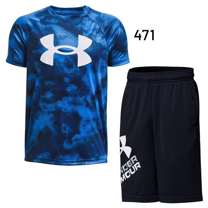 UNDER ARMOUR（アンダーアーマー） キッズ 半袖Tシャツ ハーフパンツ 