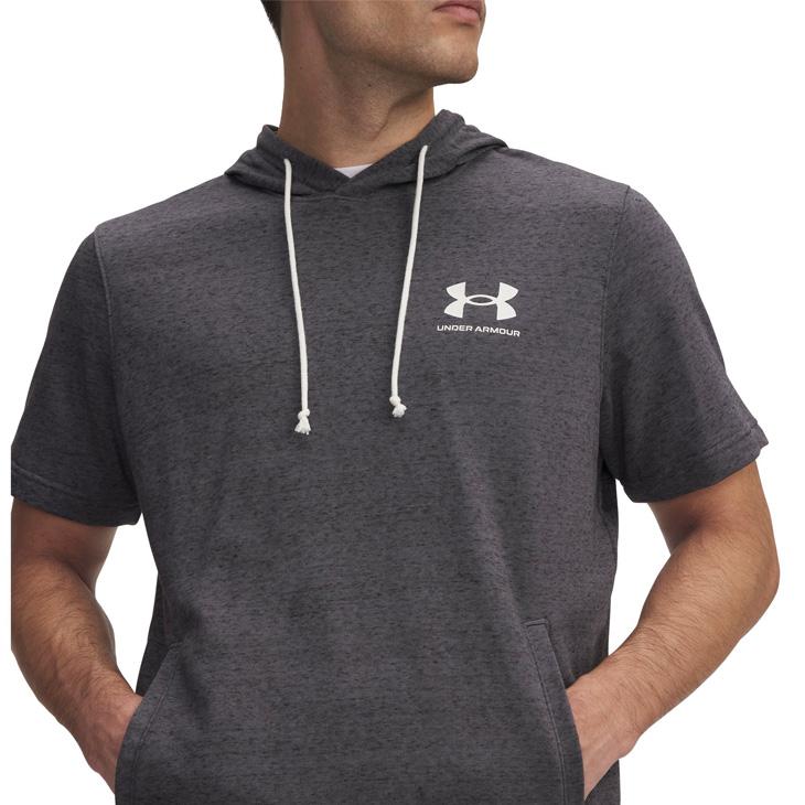 UNDER ARMOUR（アンダーアーマー） スウェット 半袖 パーカー メンズ