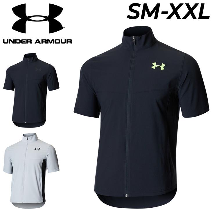 ウィンドブレーカー 半袖 ジャケット メンズ アンダーアーマー Under Armour サマーウーブン スポーツウェア アウター トレーニング ジム 男性 春夏 Apworld 通販 Paypayモール