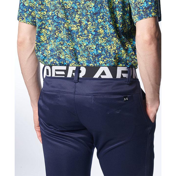 アンダーアーマー ネイビー ゴルフ　テーパード　ジョガーパンツ UNDER ARMOUR（アンダーアーマー） ゴルフウェア メンズ ロングパンツ