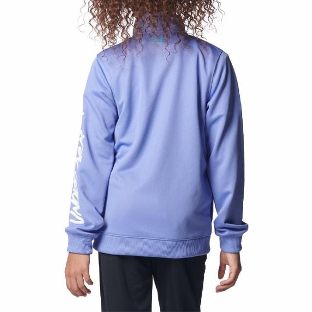 アンダーアーマー ジュニア ジャージ 上下 女の子 UNDER ARMOUR ジャケット パンツ セットアップ 130-160cm 子供服 子ども用 トラックスーツ /1378280-1378281｜apworld｜09