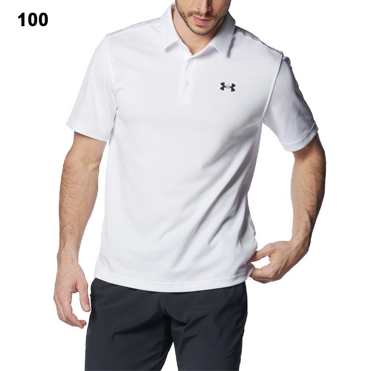 【大きいサイズ】 Under Armour ホワイト ポロシャツ（半袖） UNDER ARMOUR（アンダーアーマー） ポロシャツ 半袖 メンズ