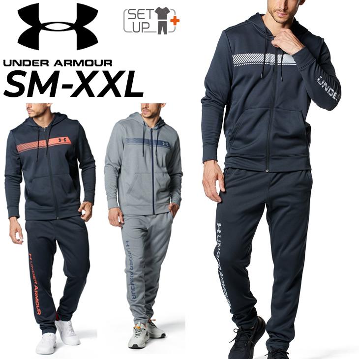 アンダーアーマー ジャージ 上下 メンズ UNDER ARMOUR フルジップパーカー ロングパンツ セットアップ 裏起毛 保温 スエジャー 上下組  /1381329-1381330 : 1381329-1381330 : APWORLD - 通販 - Yahoo!ショッピング