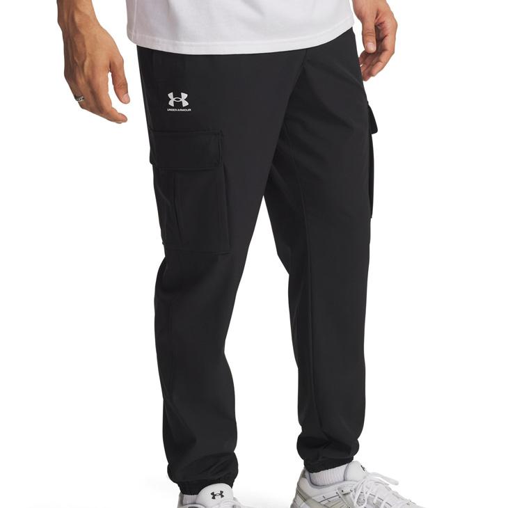 アンダーアーマー UNDER ARMOUR メンズ トップス＆ボトムス Ｍ？ 黒 アンダーアーマー カーゴパンツ メンズ UNDER ARMOUR UAバイブウーブン