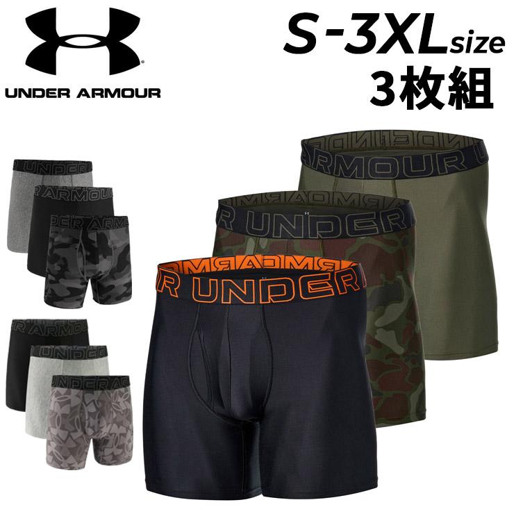 UNDER ARMOUR（アンダーアーマー） メンズ ボクサーパンツ 3枚組