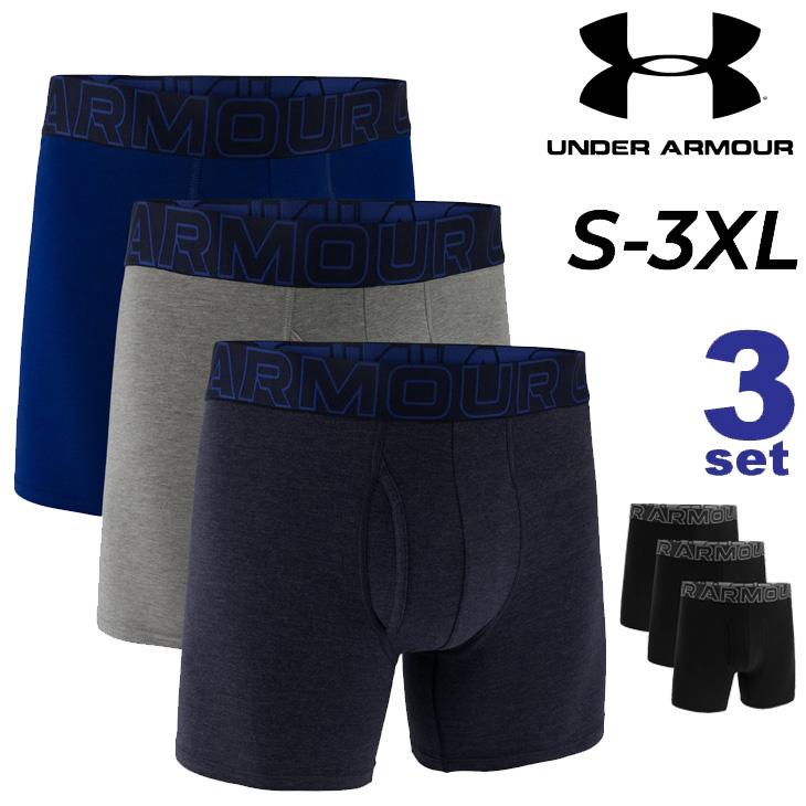 UNDER ARMOUR（アンダーアーマー） メンズ ボクサーパンツ 3枚組
