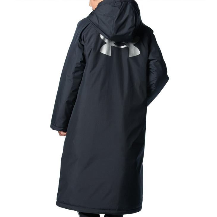 美品✨ アンダーアーマー ベンチ コート 中綿 袖ロゴ 黒 Ｍサイズ 楽天市場】アンダーアーマー ベンチコート ジュニア キッズ 120