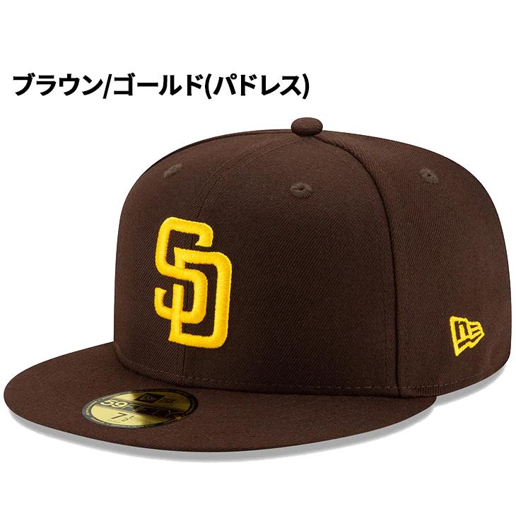 ニューエラ ベースボールキャップ 帽子 NEW ERA 59FIFTY MLBオンフィールド ユニセックス MLB 試合用キャップ |ドジャース パドレス ヤンキース /145248 | 59FIFTY | 01