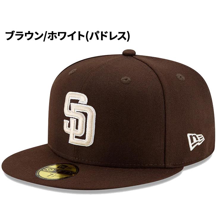 ニューエラ ベースボールキャップ 帽子 NEW ERA 59FIFTY MLBオンフィールド ユニセックス MLB 試合用キャップ |ドジャース パドレス ヤンキース /145248 | 59FIFTY | 02