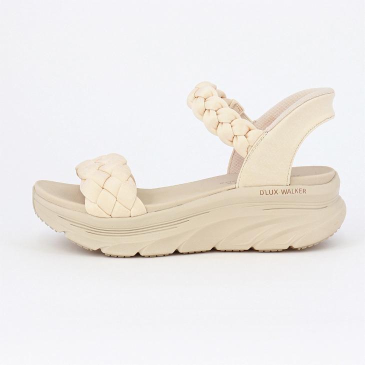 スケッチャーズ スリップインズ サンダル レディース SKECHERS Slip-ins D'LUX WALKER SANDAL-DAILY TWI 厚底 手を使わずに履ける ハンズフリー /163589の画像