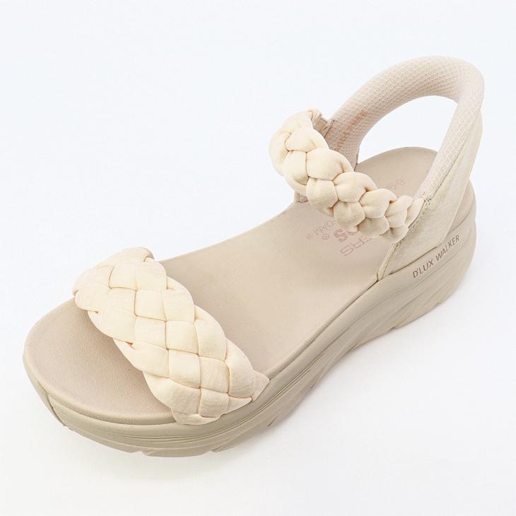 スケッチャーズ スリップインズ サンダル レディース SKECHERS Slip-ins D'LUX WALKER SANDAL-DAILY TWI 厚底 手を使わずに履ける ハンズフリー /163589の画像