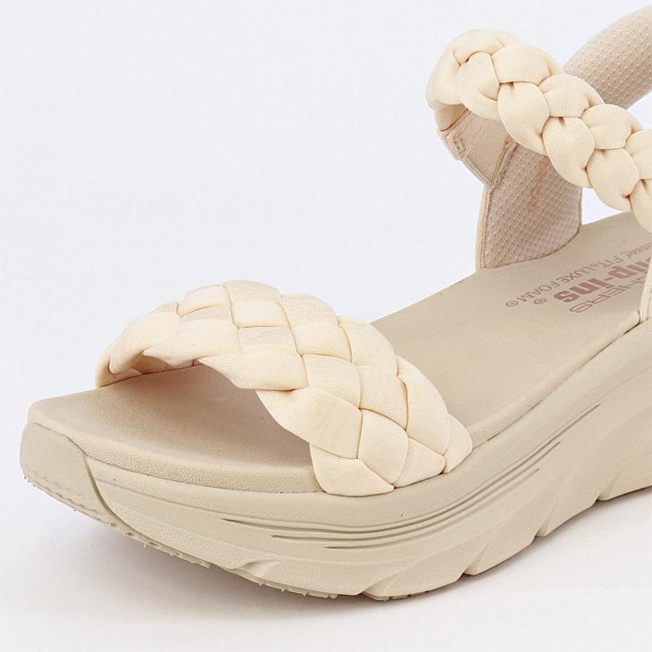 スケッチャーズ スリップインズ サンダル レディース SKECHERS Slip-ins D'LUX WALKER SANDAL-DAILY TWI 厚底 手を使わずに履ける ハンズフリー /163589の画像