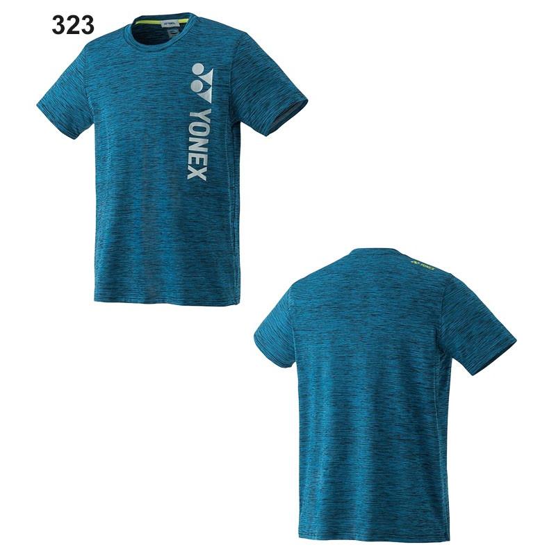 YONEX バドミントンシャツ 半袖 ブラック/ブルー 楽天市場】ヨネックス tシャツ ブルーの通販