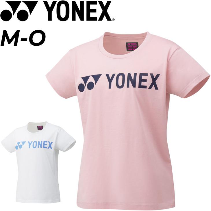 ヨネックス ピンク ストライプ 半袖Tシャツ ヨネックス ヨネックス ユニセックス ドライTシャツ（ネオン