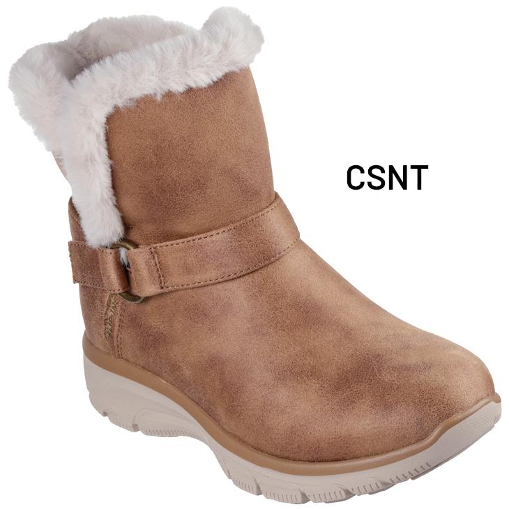 スケッチャーズ スリップインズ ウィンターブーツ レディース SKECHERS Slip-ins EASY GOING ハンズフリー スリップイン スリップオン フェイクファー /168045 | SKECHERS | 01