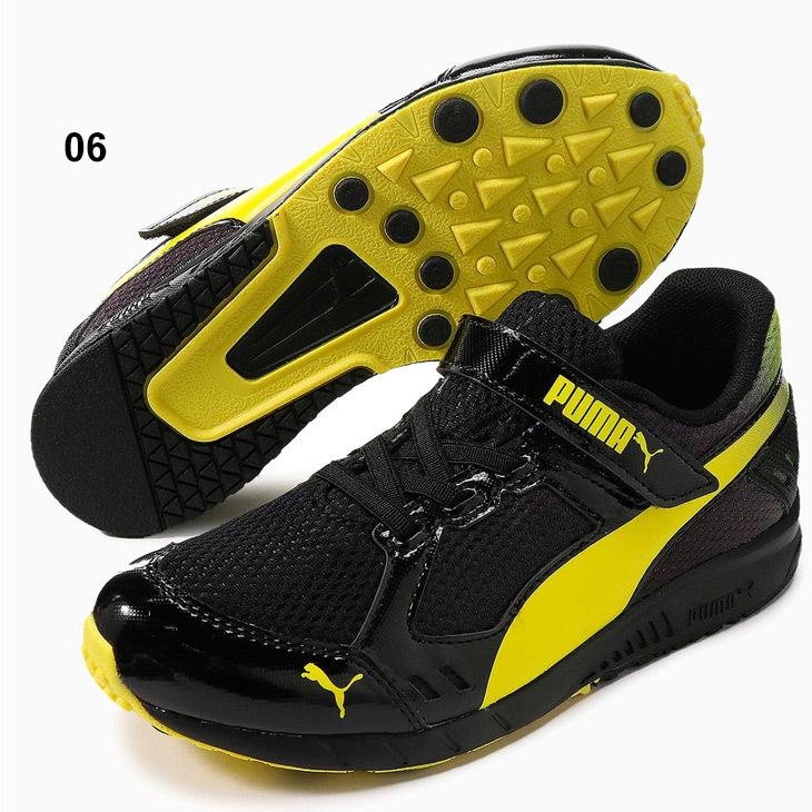 キッズシューズ 17 0 24cm スニーカー ジュニア 子供靴 プーマ Puma スピードモンスターv3 スポーティ カジュアル 男の子 女の子 小学生 ゴム紐 Apworld 通販 Paypayモール