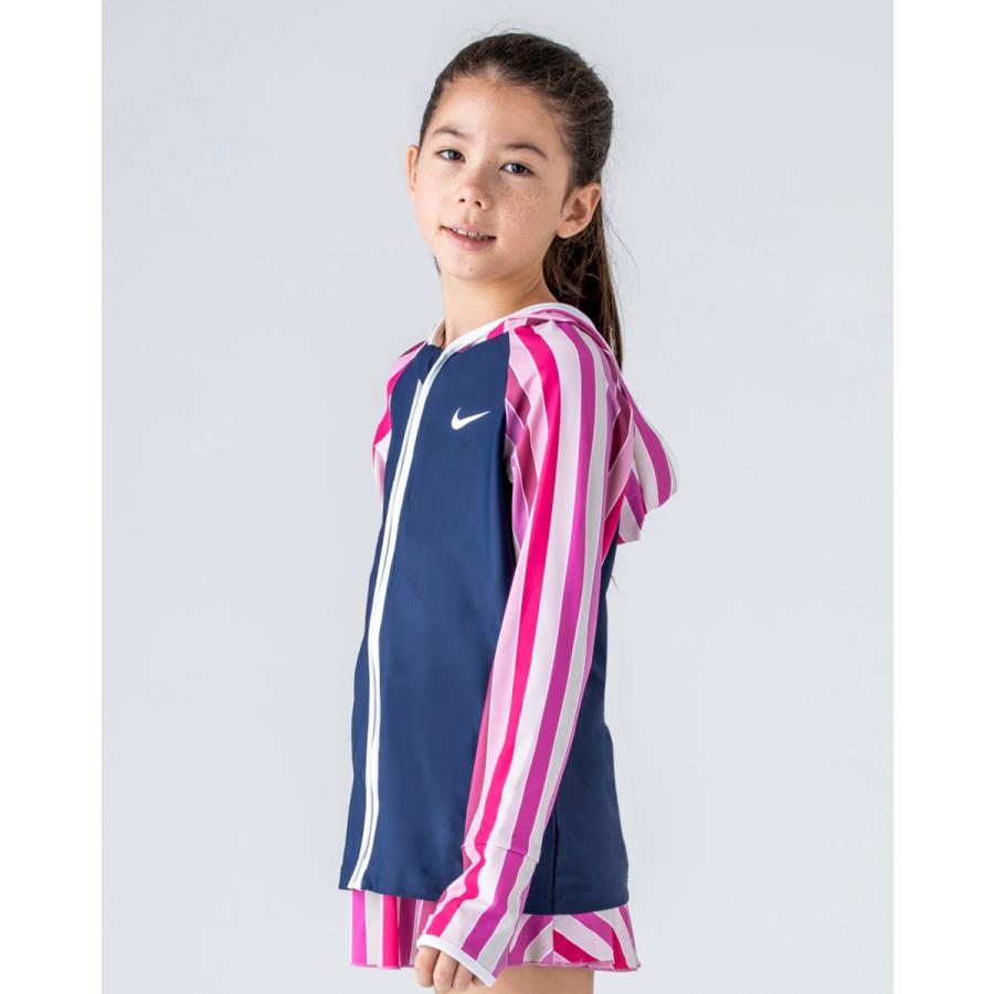 キッズ ラッシュガード 長袖 水着 女の子 子ども ナイキ Nike Girls グラフィック フルジップ 子供用 1 160サイズ 日焼け対策 08 返品不可 Apworld 通販 Paypayモール