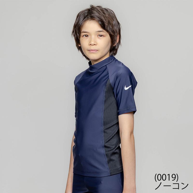 NIKEナイキ　スポーツ水着　半袖　上下セット　Lサイズ NIKE（ナイキ） キッズ ボーイズ 半袖 ラッシュガード NIKE SWIM