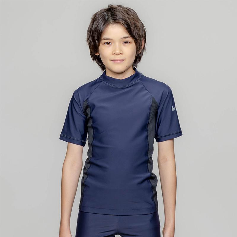 NIKE 桐蔭学園 半袖練習ウェア 2枚セット NIKE（ナイキ） キッズ ボーイズ 半袖 ラッシュガード NIKE SWIM