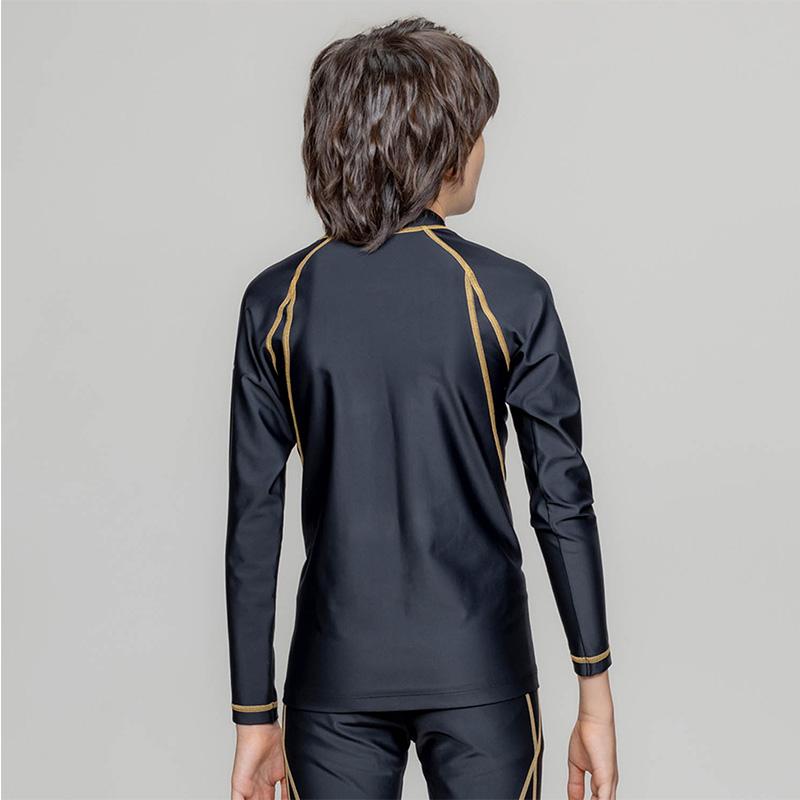 NIKE（ナイキ） キッズ ジュニア 長袖 ジップ付き ラッシュガード NIKE