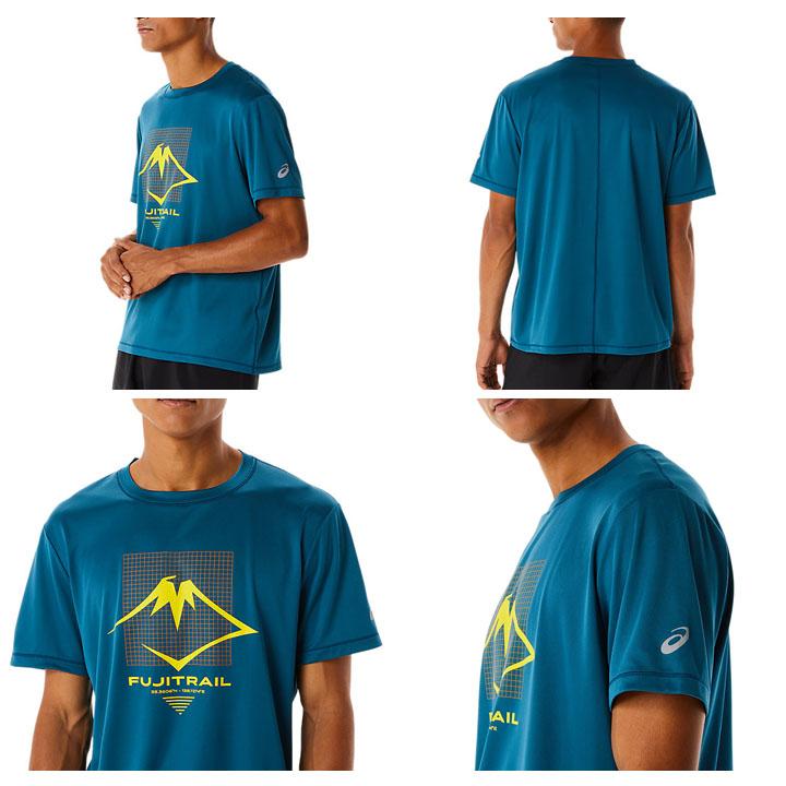 ASICS アシックス 半袖 Tシャツ メンズ asics FUJITRAIL ロゴ ASICS アシックス 半袖 Tシャツ メンズ asics FUJITRAIL ロゴ